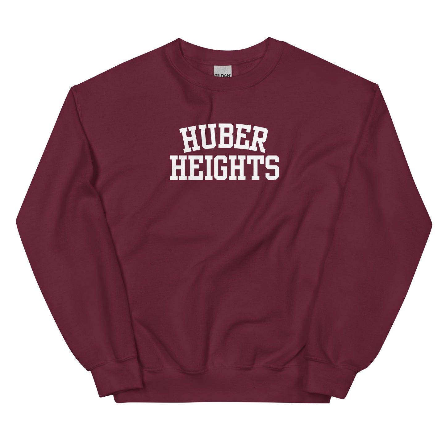 Huber Heights Ohio Block Solo Crewneck Unisex Sweatshirt