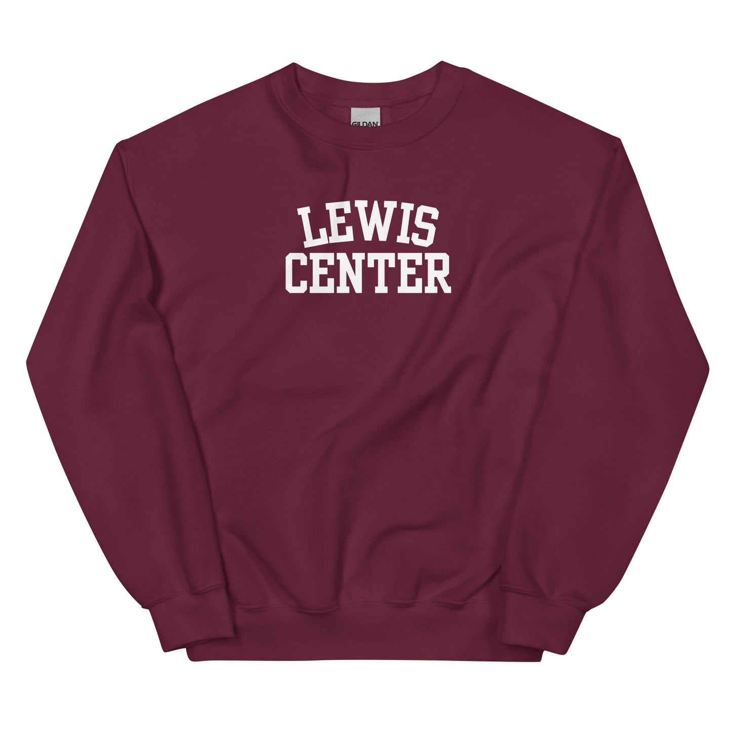 Lewis Center Ohio Block Solo Crewneck Unisex Sweatshirt