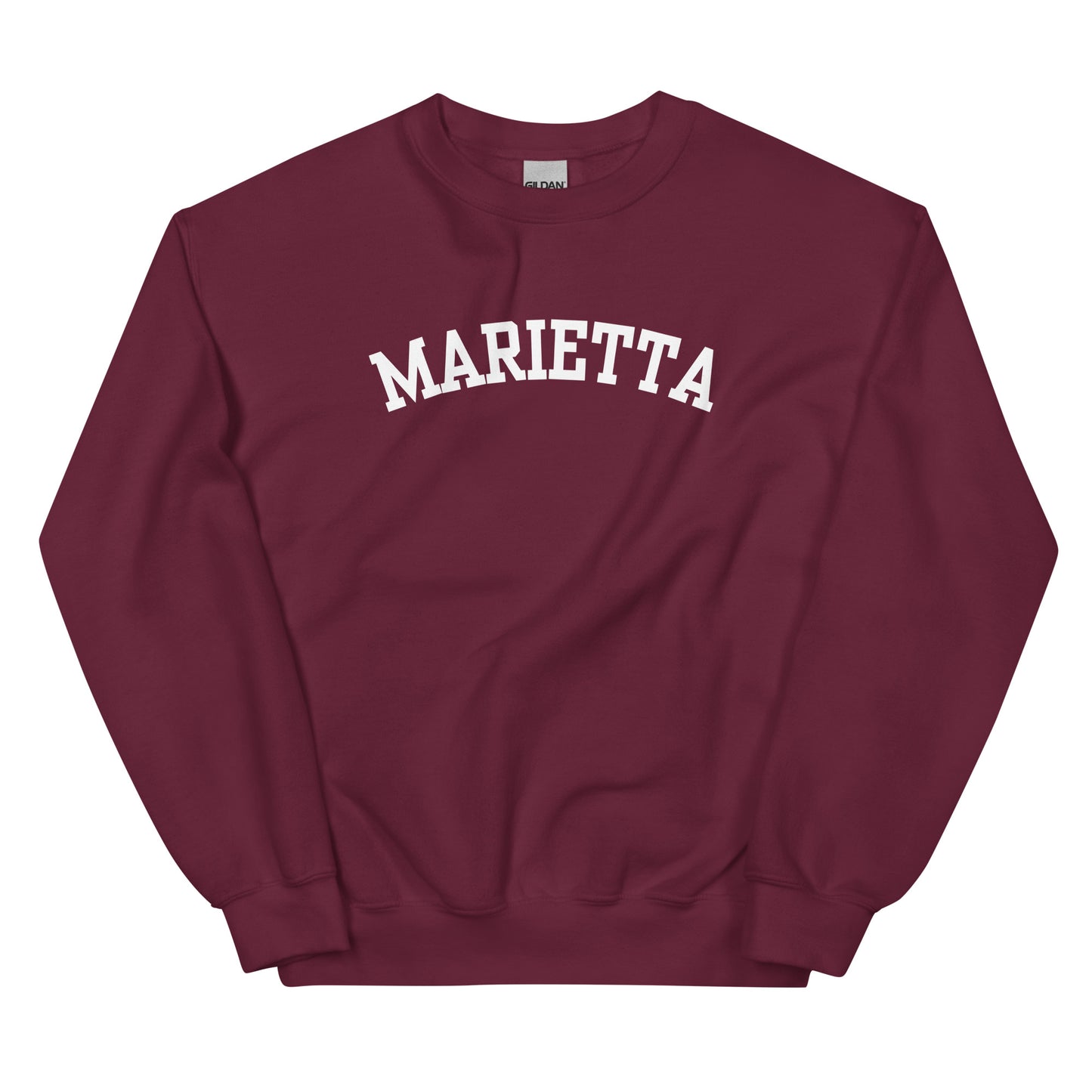 Marietta Ohio Block Solo Crewneck Unisex Sweatshirt