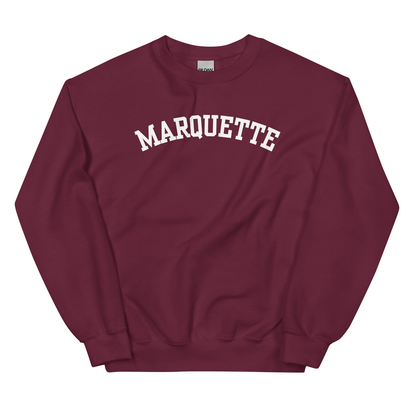 Marquette Michigan Block Solo Crewneck Unisex Sweatshirt