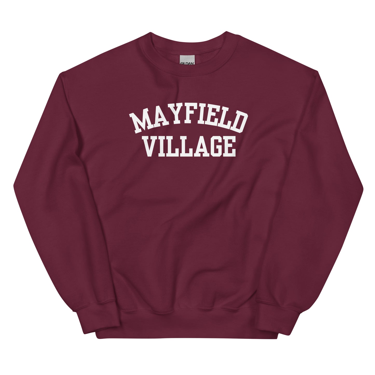 Mayfield Village Ohio Block Solo Crewneck Unisex Sweatshirt