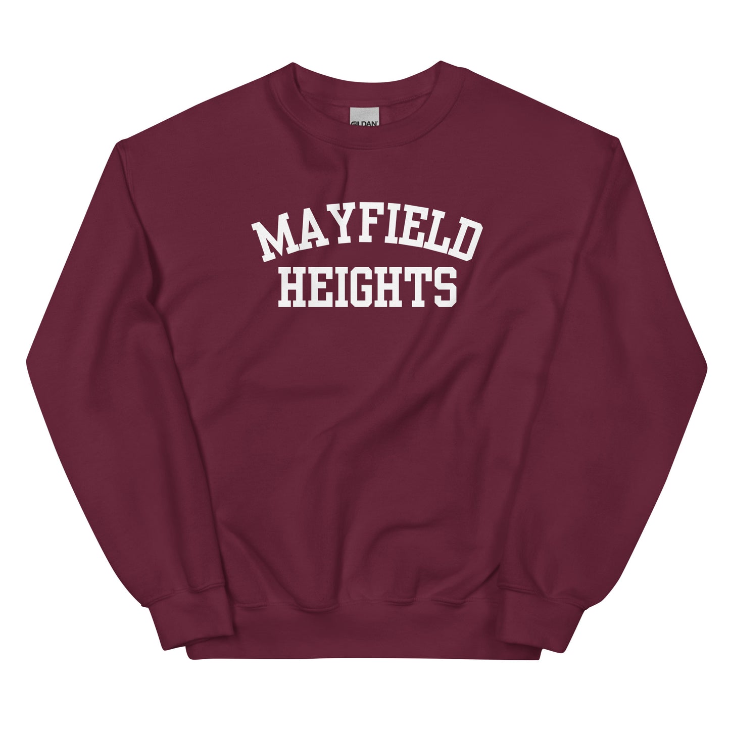 Mayfield Heights Ohio Block Solo Crewneck Unisex Sweatshirt