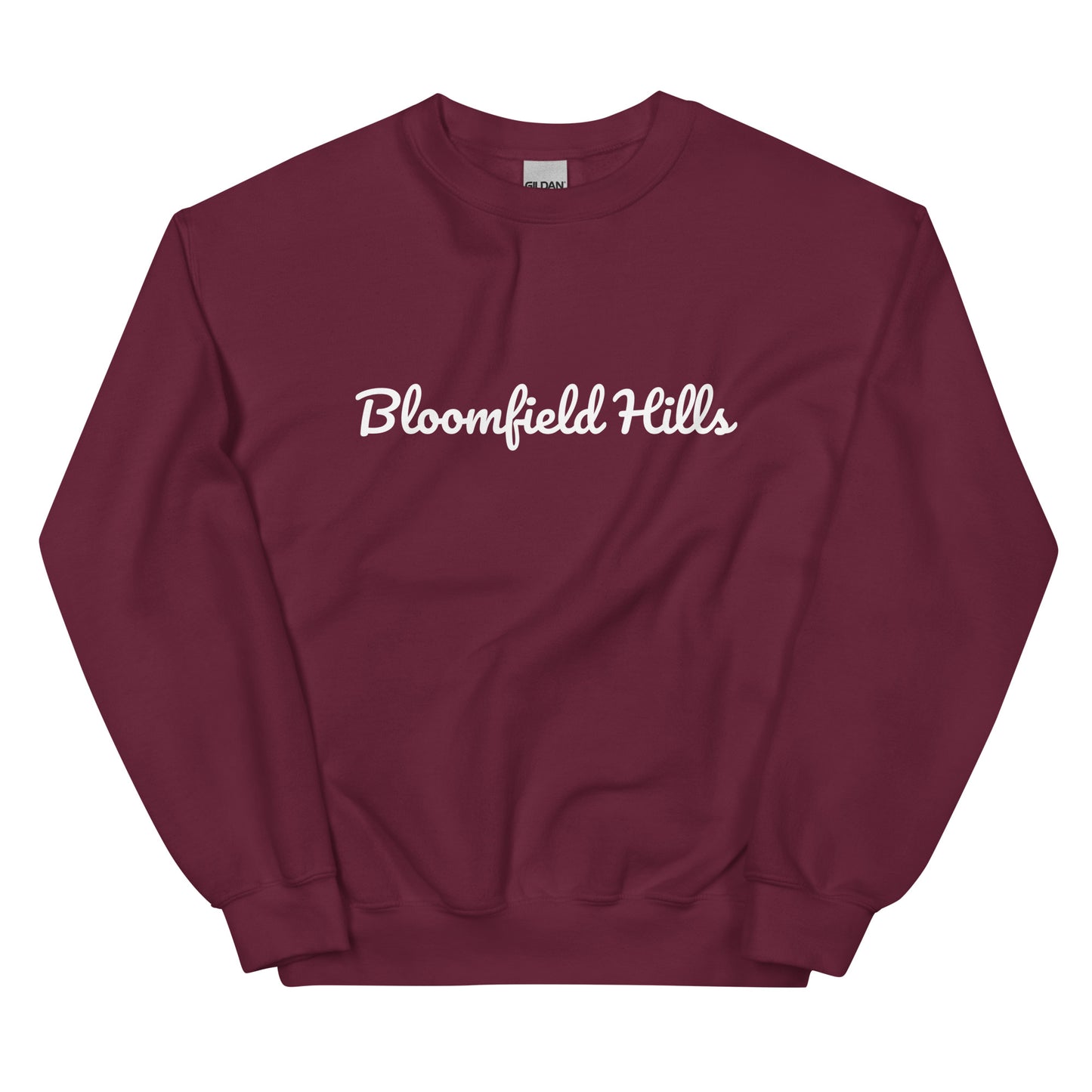 Bloomfield Hills, Michigan Solo Script Unisex Sweatshirt