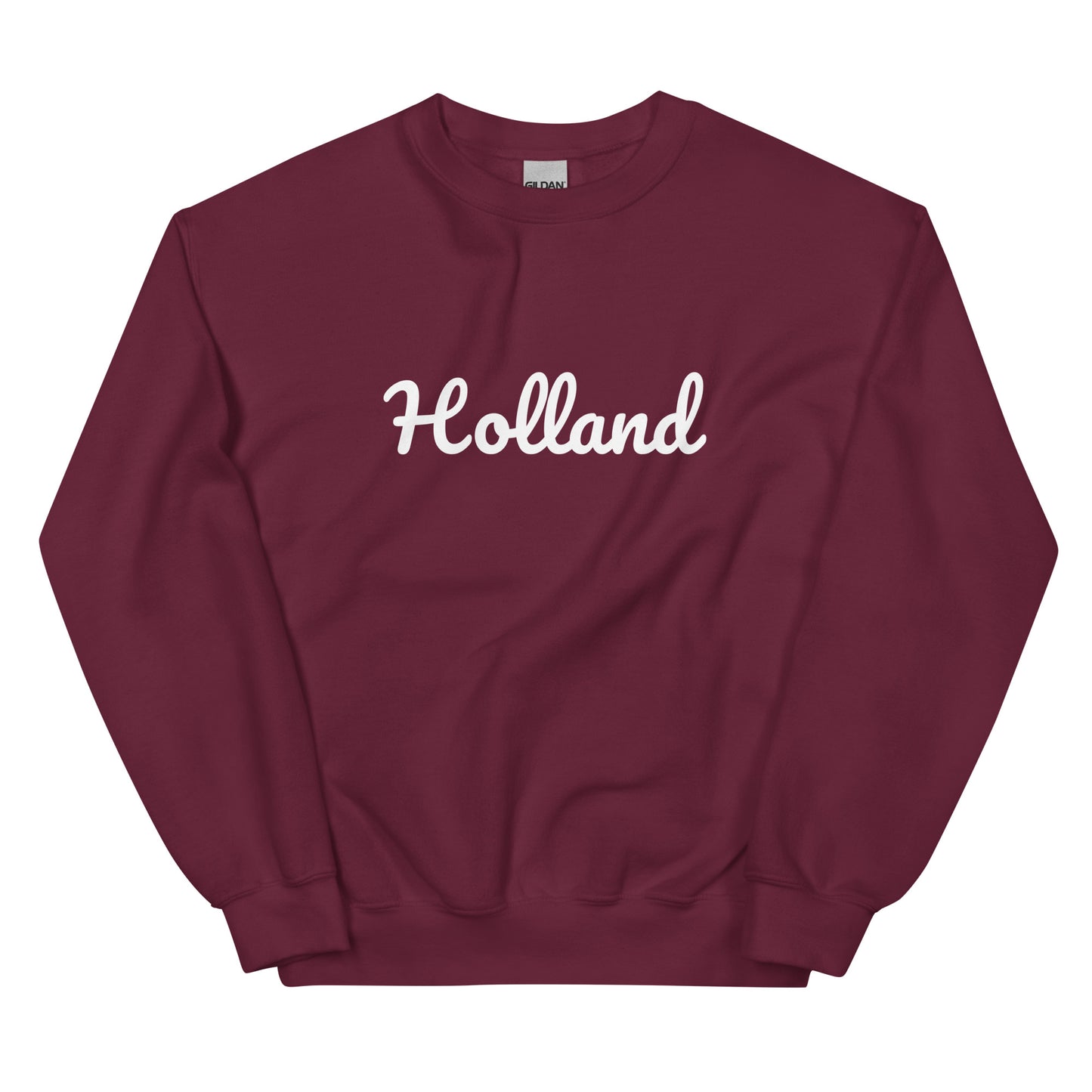 Holland, Michigan Solo Script Unisex Sweatshirt