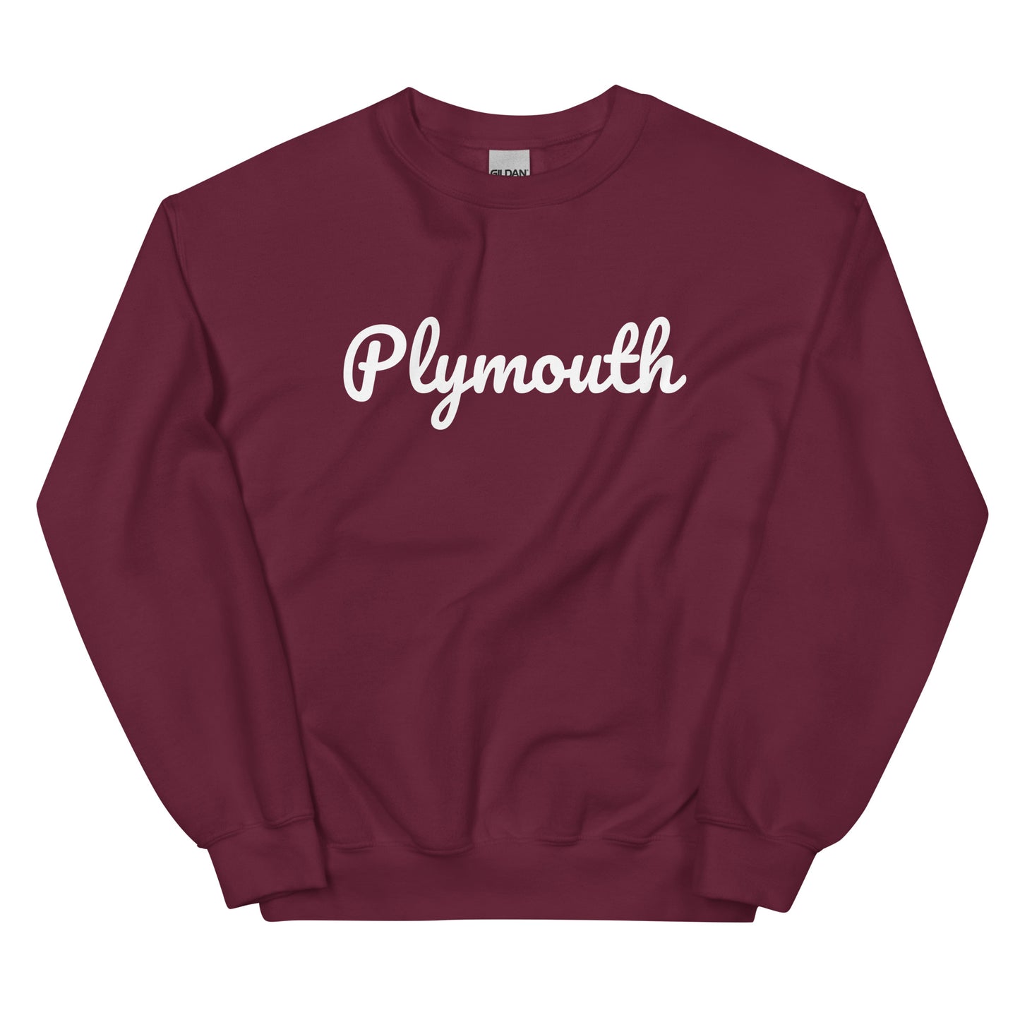 Plymouth, Michigan Solo Script Unisex Sweatshirt