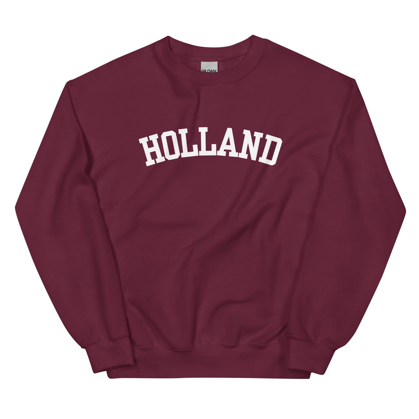 Holland, Michigan Solo Block Crewneck Unisex Sweatshirt
