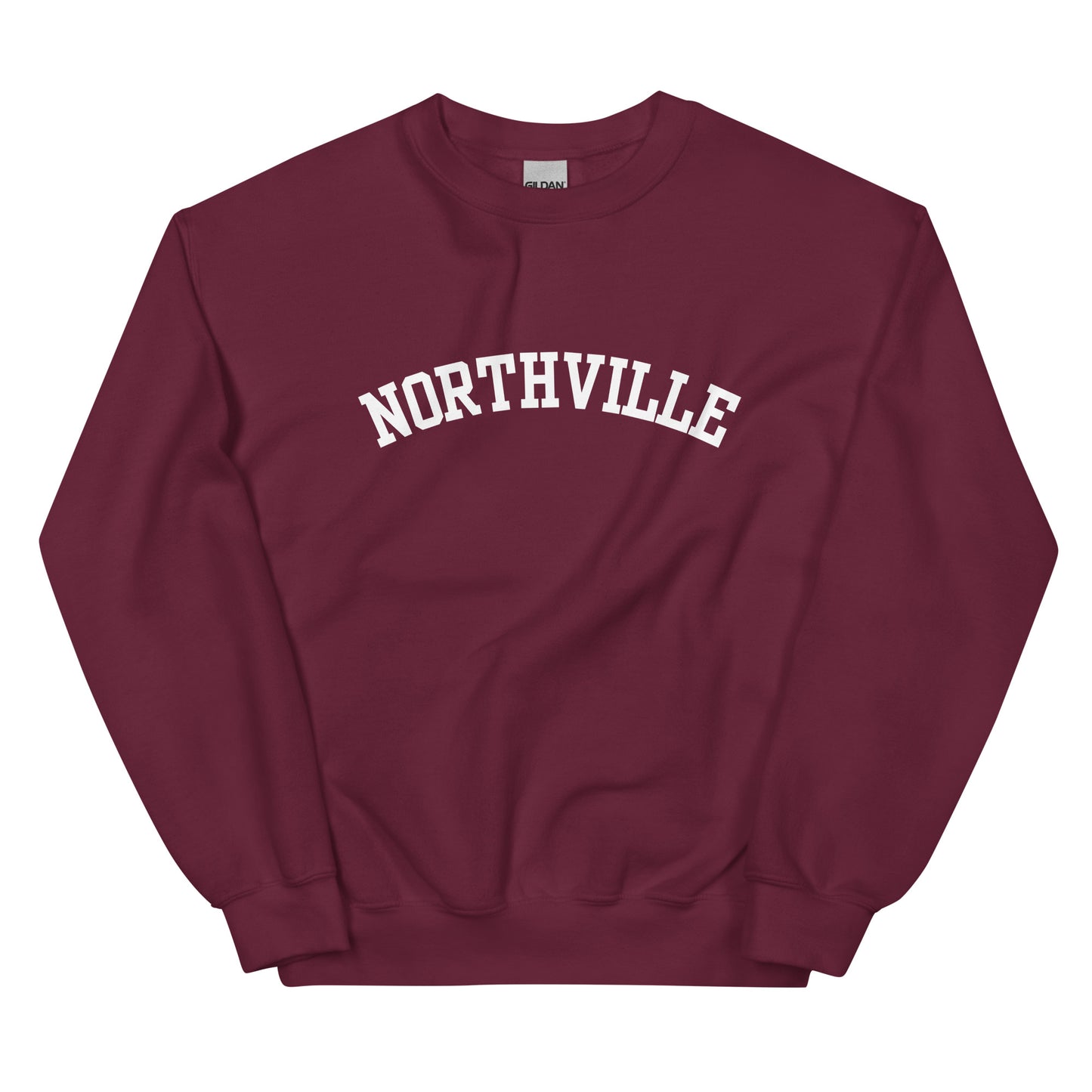 Northville, Michigan Solo Block Crewneck Unisex Sweatshirt