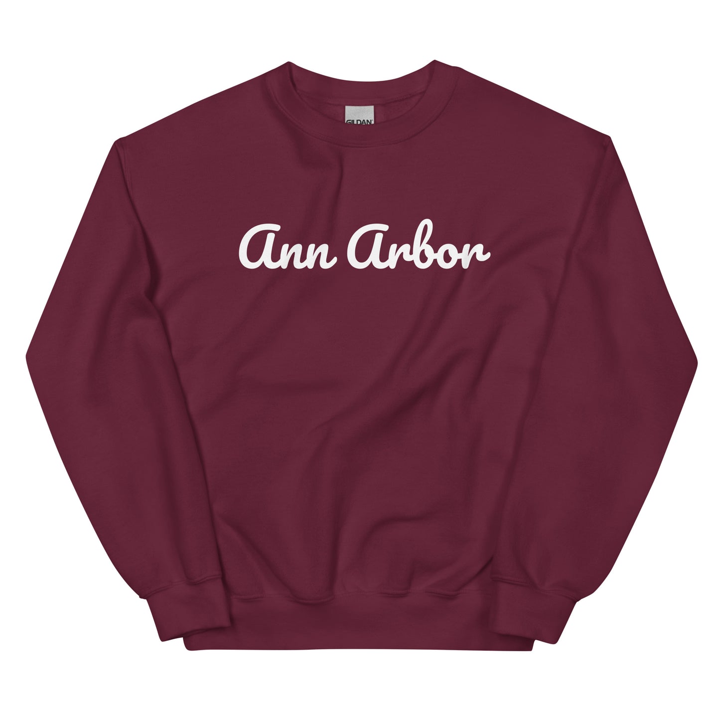 Ann Arbor Michigan Solo Script Unisex Sweatshirt