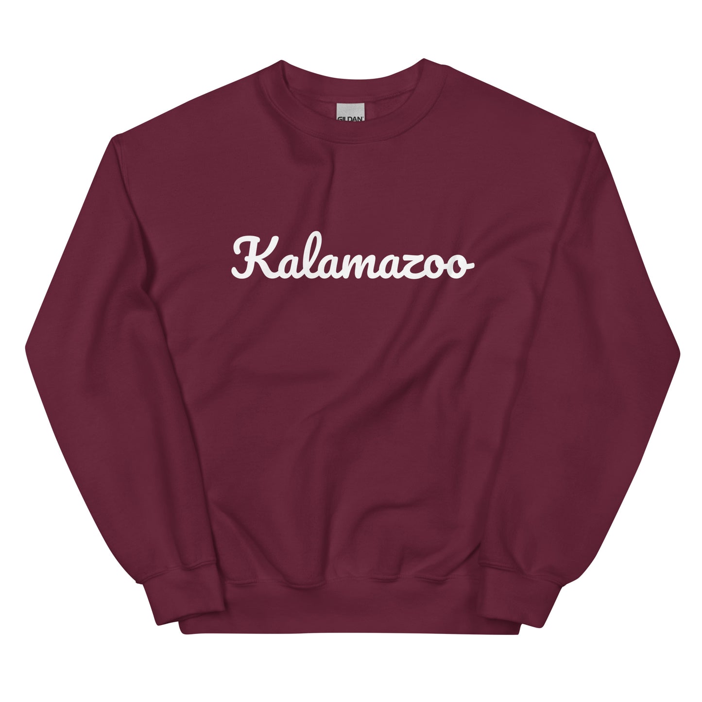 Kalamazoo, Michigan Solo Script Unisex Sweatshirt