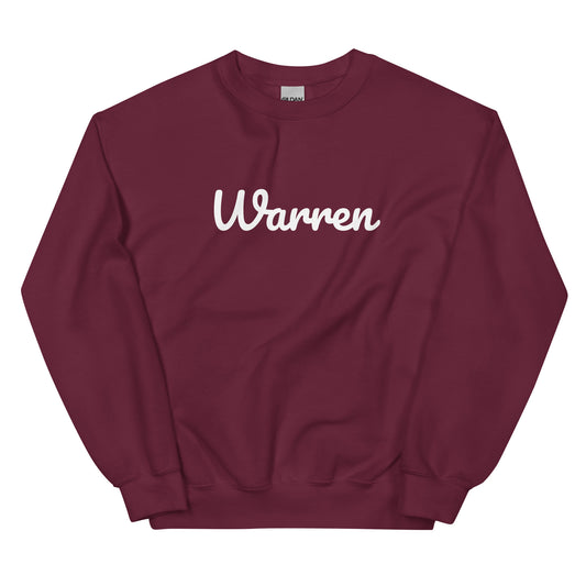 Warren. Michigan Solo Script Unisex Sweatshirt