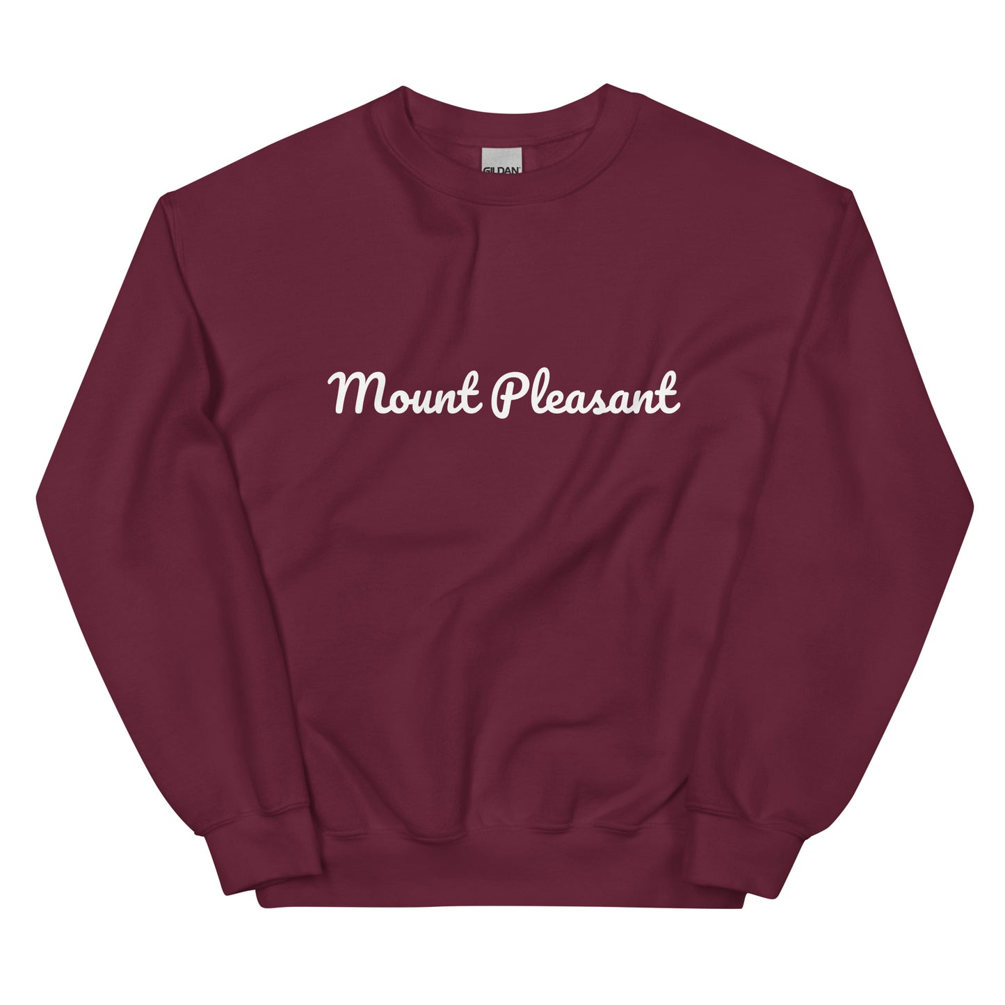 Mount Pleasant, Michigan Solo Script Unisex Sweatshirt