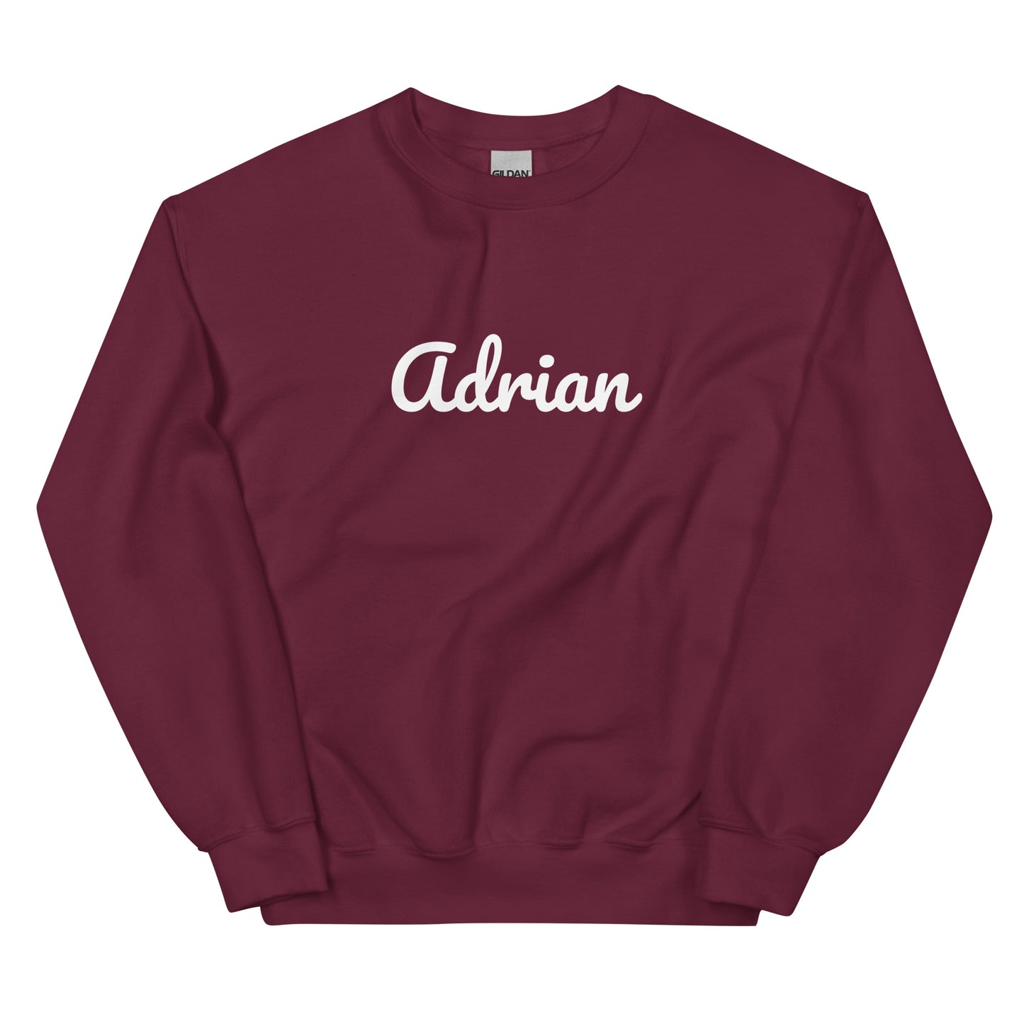 Adrian, Michigan Solo Script Unisex Sweatshirt