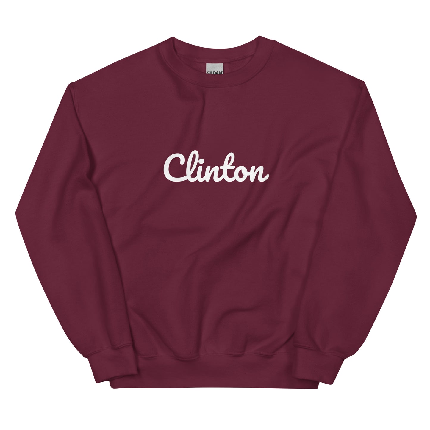 Clinton, Michigan Solo Script Unisex Sweatshirt
