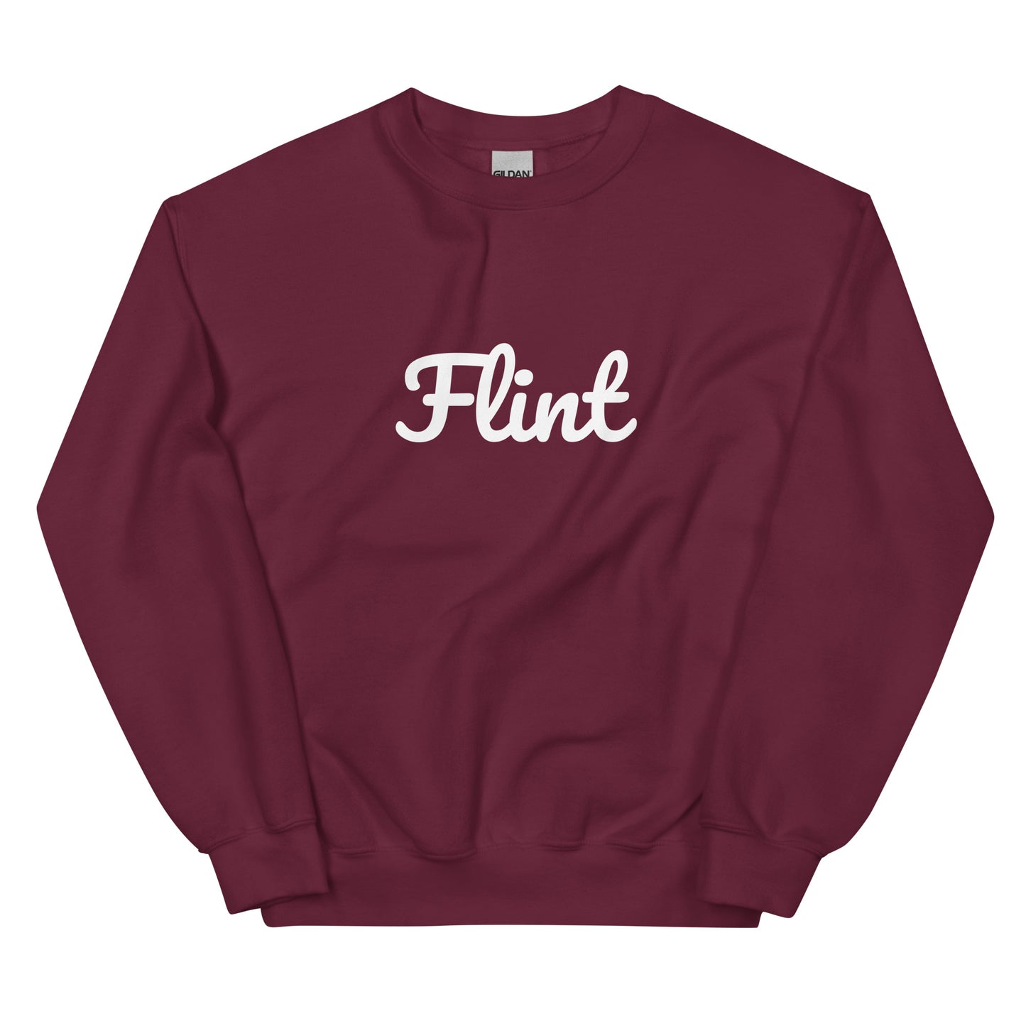 Flint, Michigan Solo Script Unisex Sweatshirt