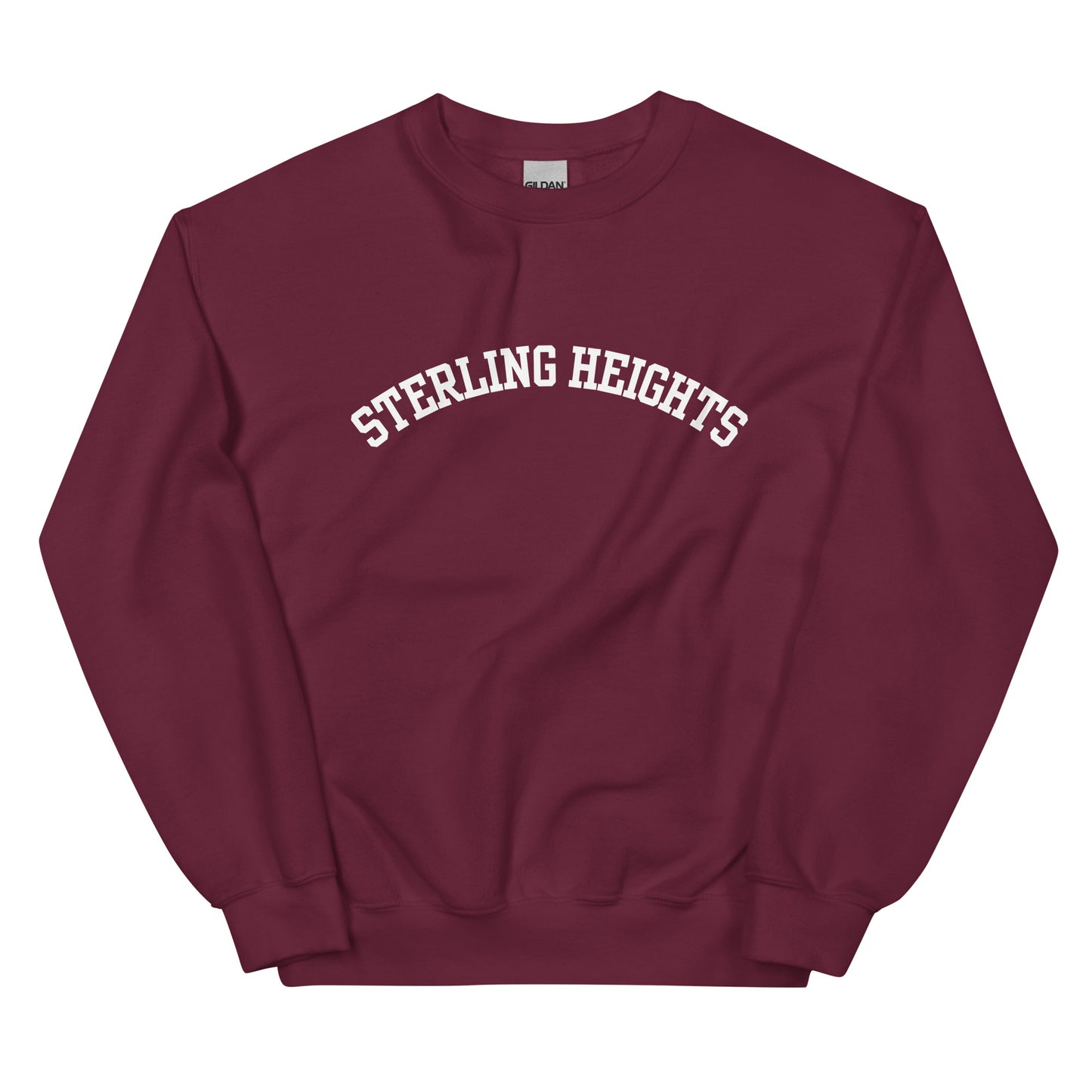 Sterling Heights, Michigan Solo Script Unisex Sweatshirt