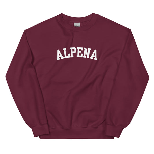 Alpena, Michigan Solo Block Unisex Sweatshirt