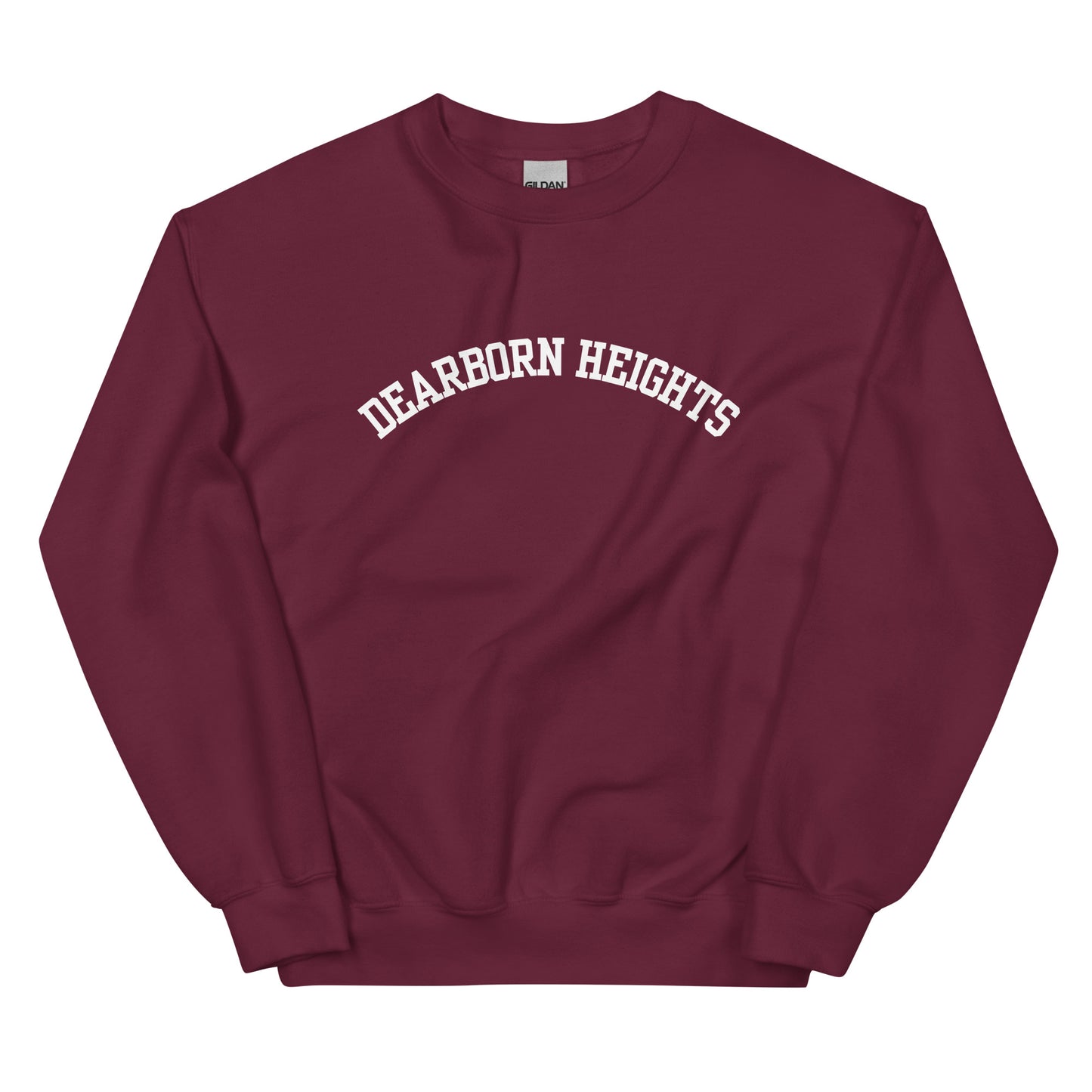 Dearborn Heights, Michigan - Block Solo Crewneck Unisex Sweatshirt