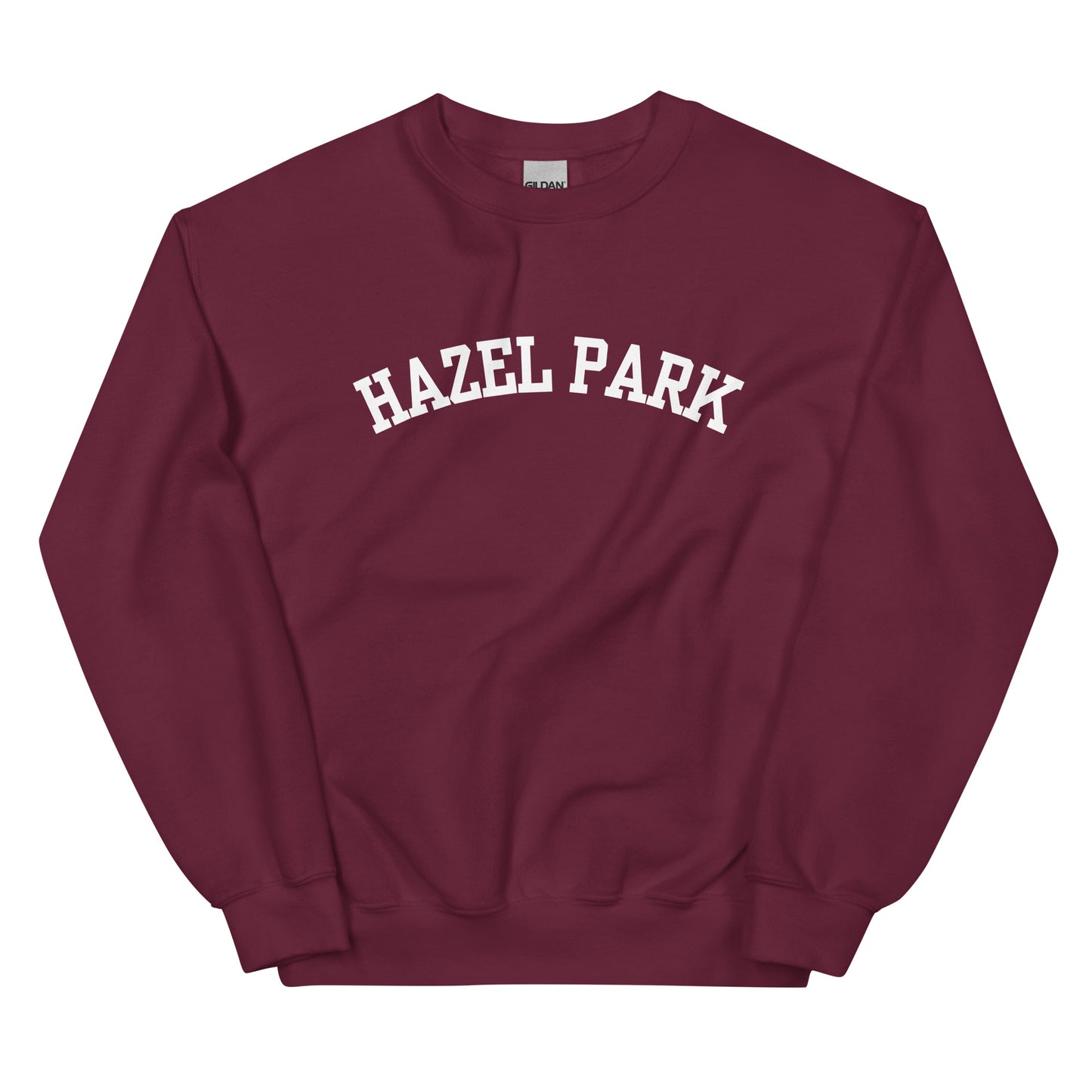 Hazel Park, Michigan - Block Solo Crewneck Unisex Sweatshirt