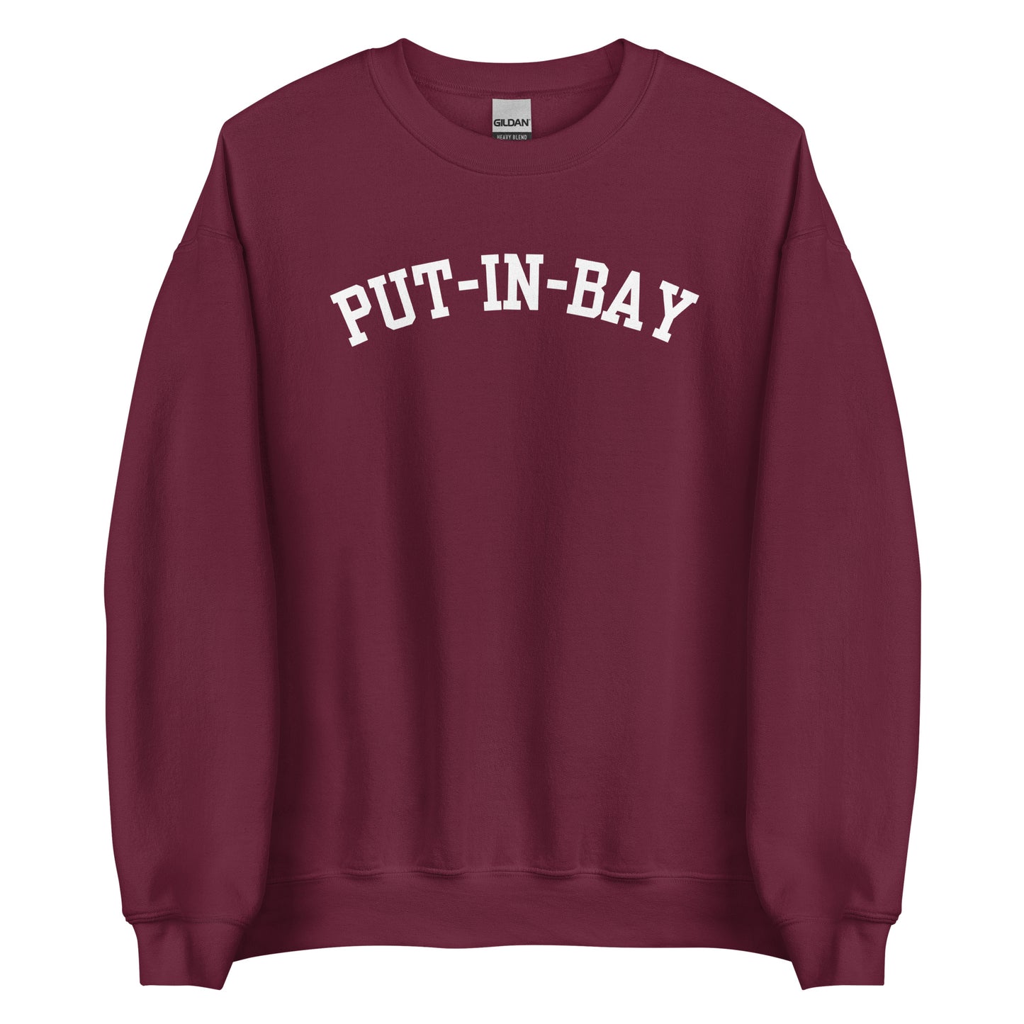 Put-In-Bay Ohio Block Solo Crewneck Unisex Sweatshirt