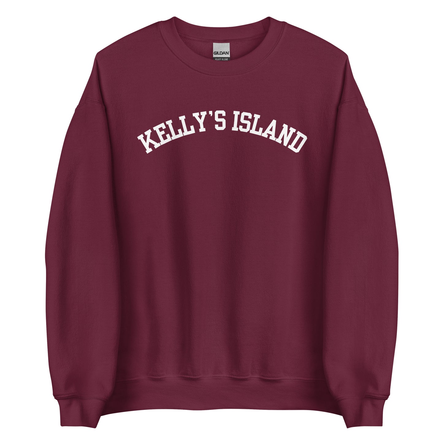 Kelly's Island Ohio Block Solo Crewneck Unisex Sweatshirt
