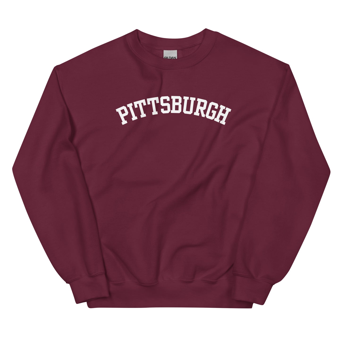 Pittsburgh, PA Block Solo Crewneck Unisex Sweatshirt