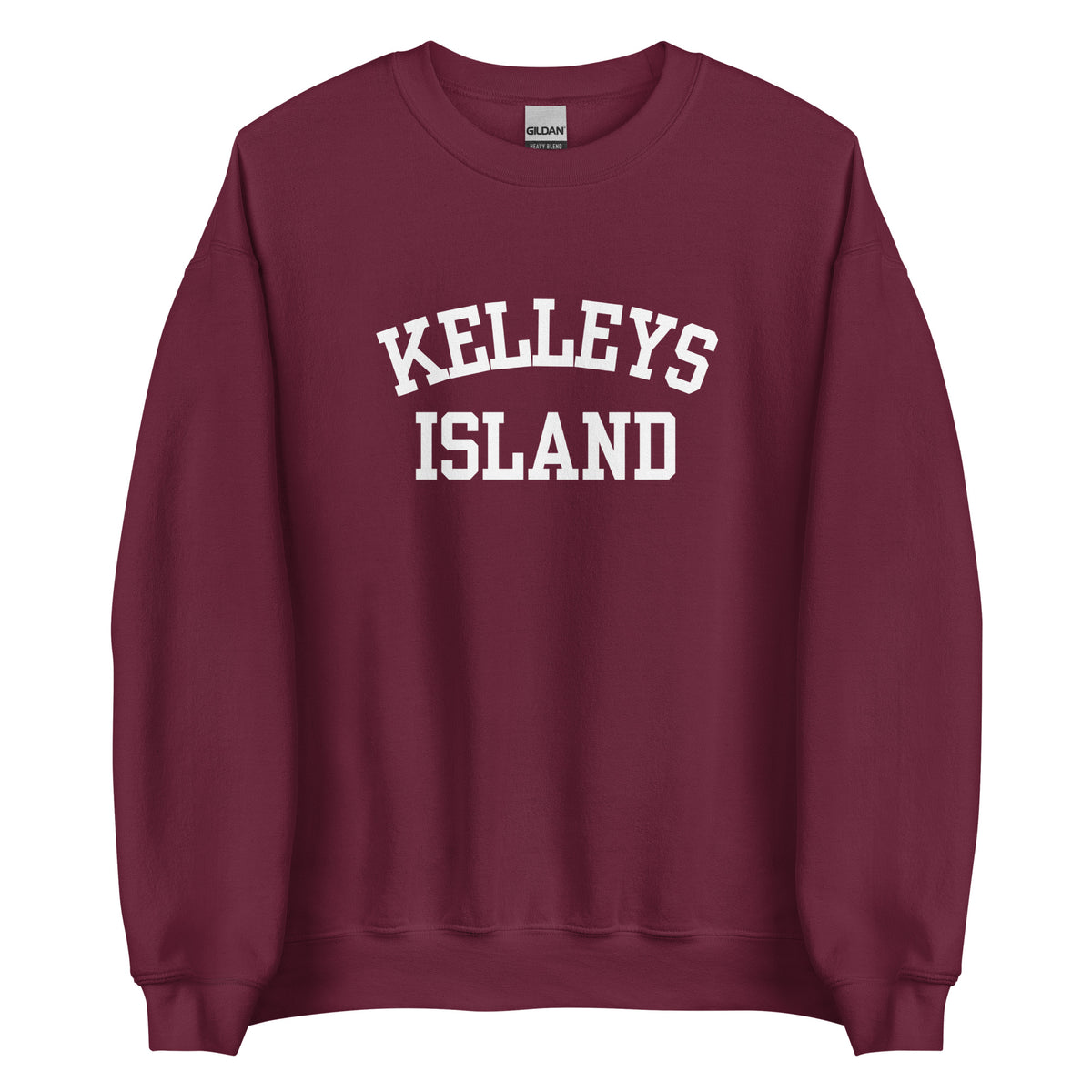 Kelleys Island Ohio Block Solo Crewneck Unisex Sweatshirt