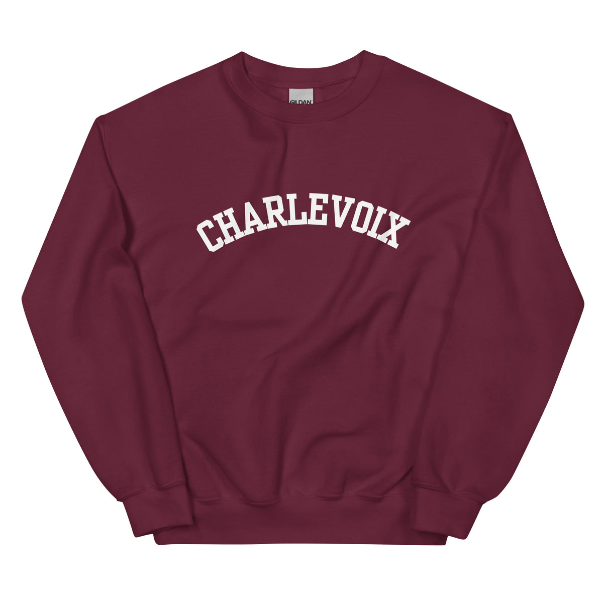 Charlevoix Michigan Block Solo Unisex Sweatshirt