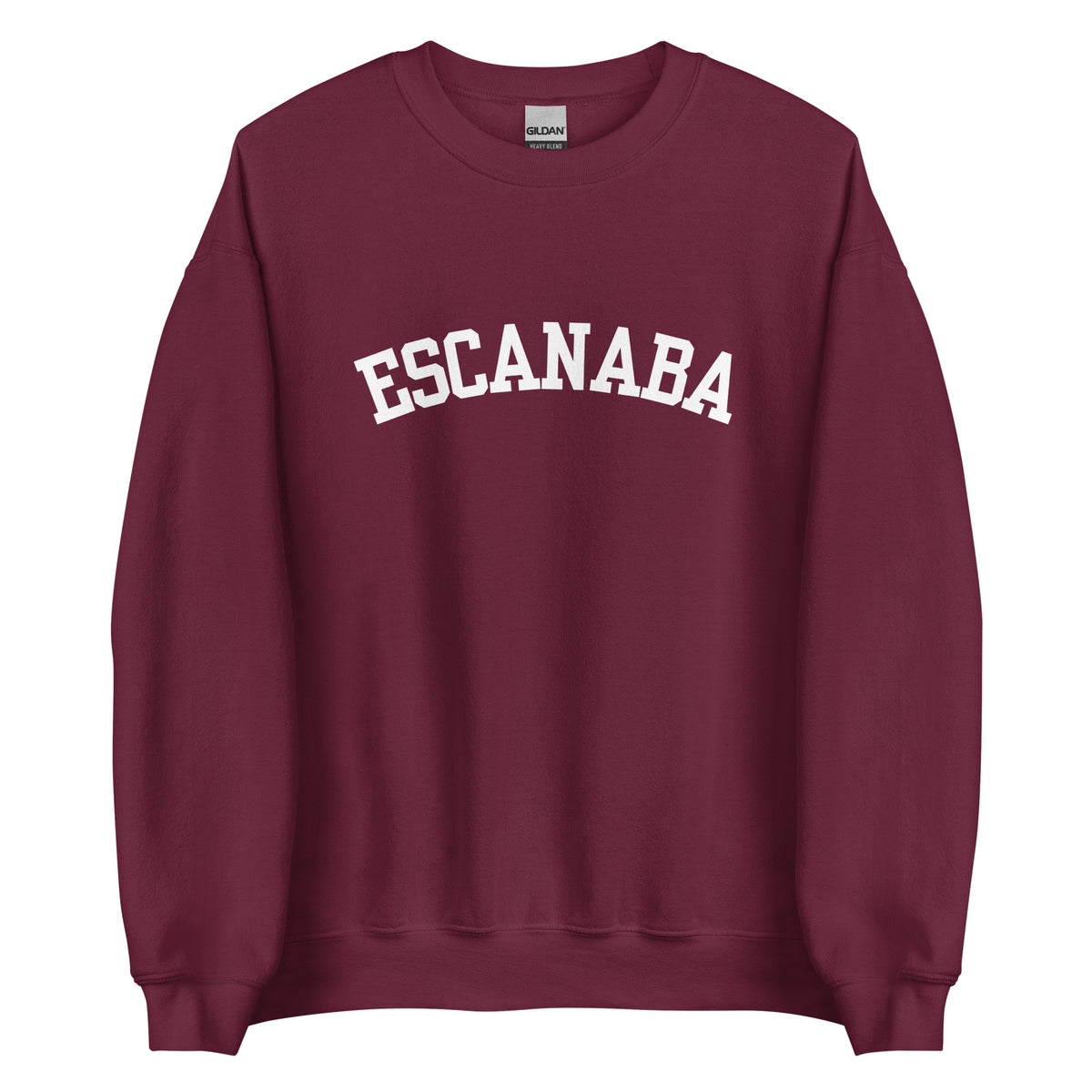 Escanaba Michigan Block Solo Unisex Sweatshirt