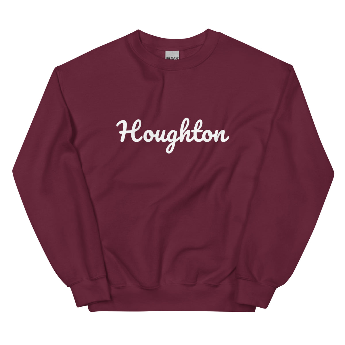 Houghton, Michigan Unisex Sweatshirt - Solo Script