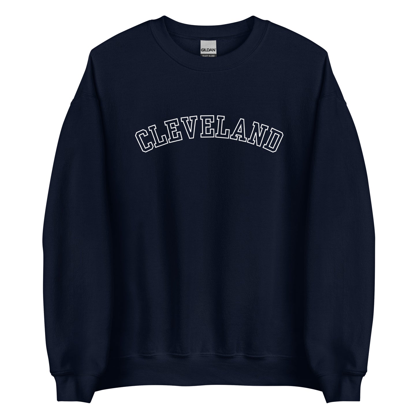 Cleveland Ohio Outline Crewneck Unisex Sweatshirt