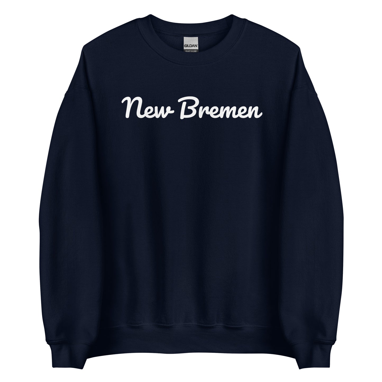 New Bremen Ohio Solo Script Crewneck Unisex Sweatshirt
