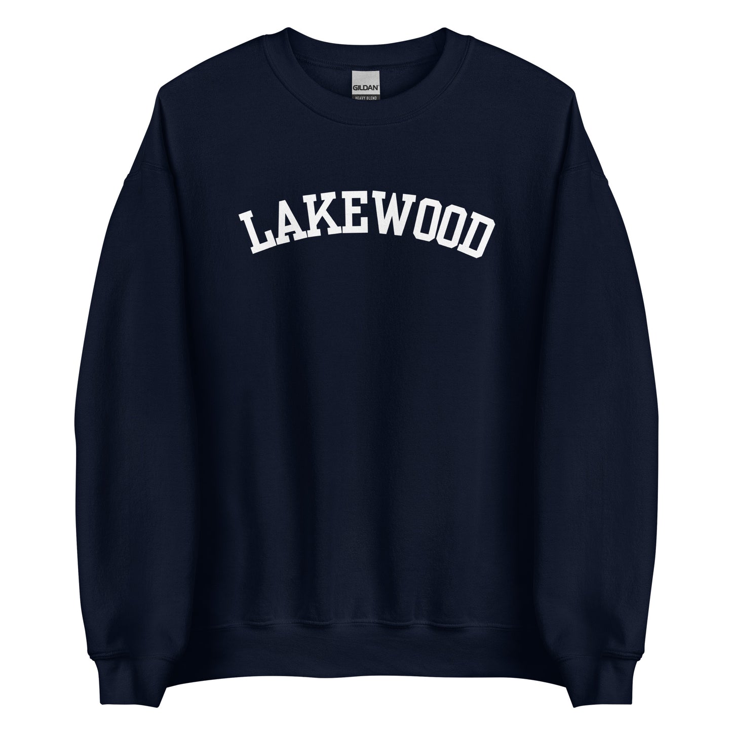 Lakewood Ohio Block Solo Crewneck Unisex Sweatshirt