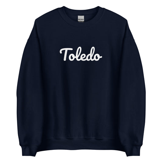 Toledo Ohio Solo Script Unisex Crewneck Sweatshirt