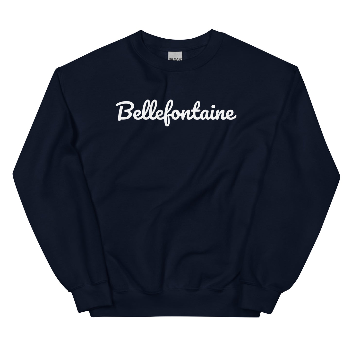 Bellefontaine Ohio Solo Script Crewneck Unisex Sweatshirt