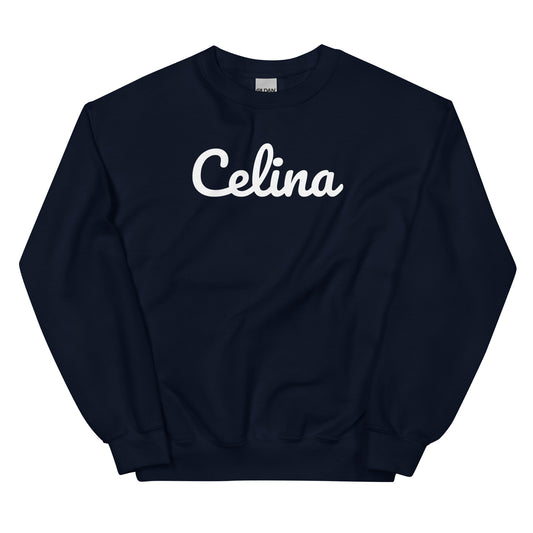 Celina Ohio Solo Script Crewneck Unisex Sweatshirt
