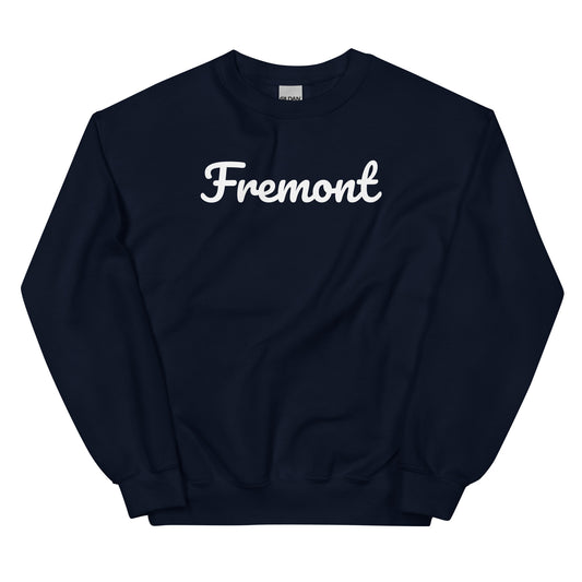 Fremont Ohio Solo Script Crewneck Unisex Sweatshirt