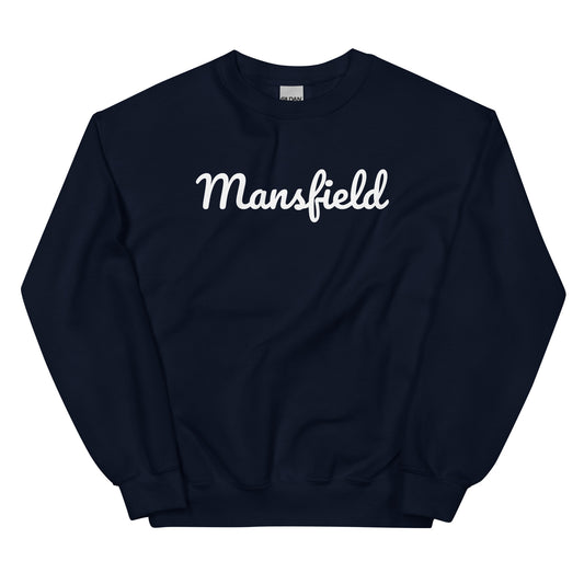 Mansfield Ohio Solo Script Crewneck Unisex Sweatshirt