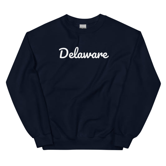 Delaware Ohio Solo Script Crewneck Unisex Sweatshirt