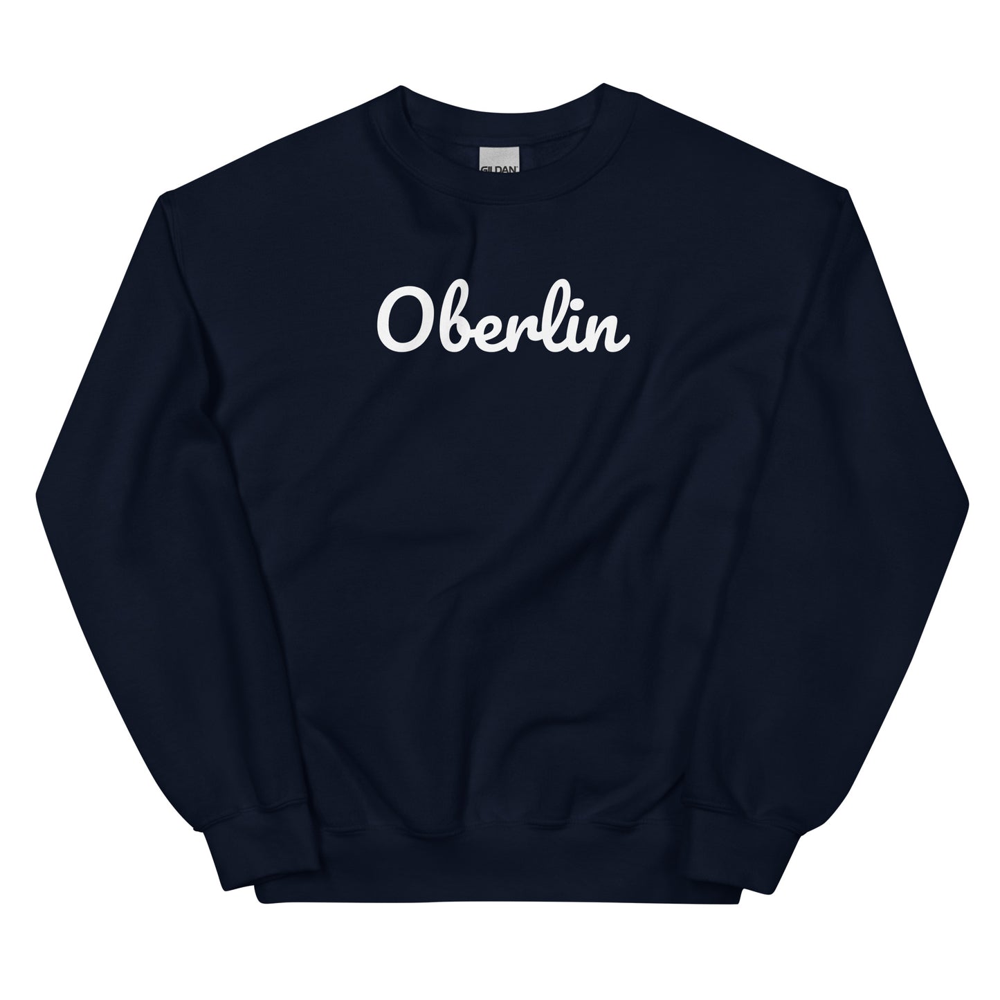 Oberlin Ohio Solo Script Crewneck Unisex Sweatshirt