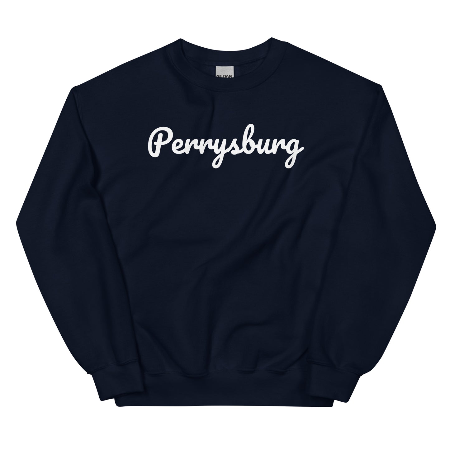 Perrysburg Ohio Solo Script Crewneck Unisex Sweatshirt
