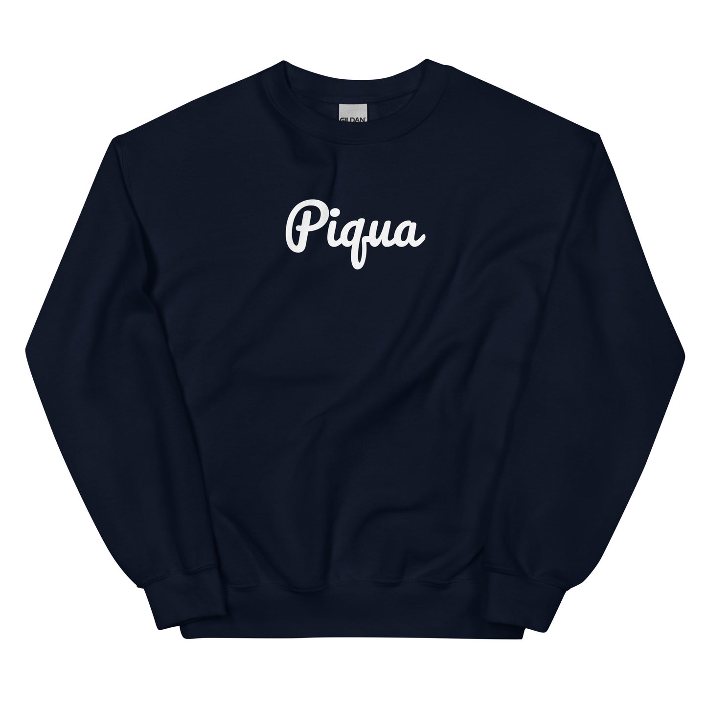 Piqua Ohio Solo Script Crewneck Unisex Sweatshirt