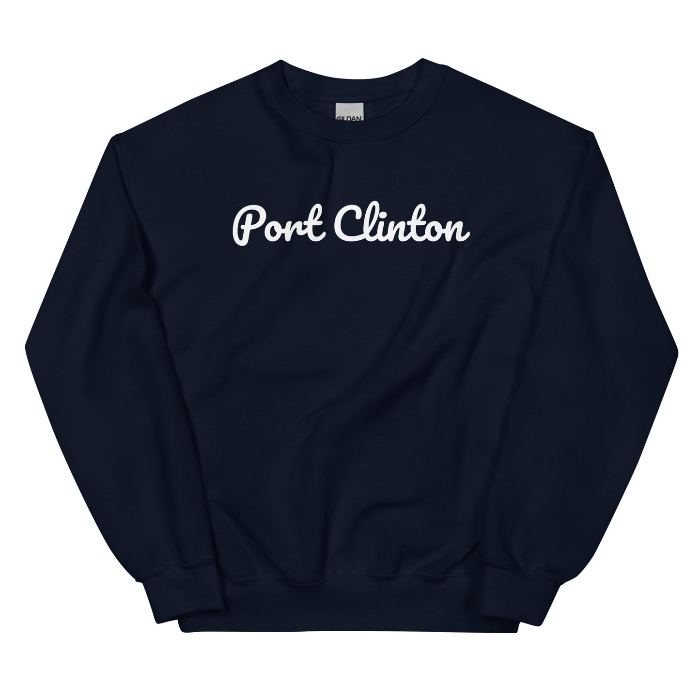 Port Clinton Ohio Solo Script Crewneck Unisex Sweatshirt