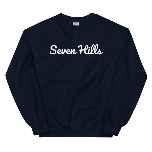 Seven Hills Ohio Solo Script Crewneck Unisex Sweatshirt
