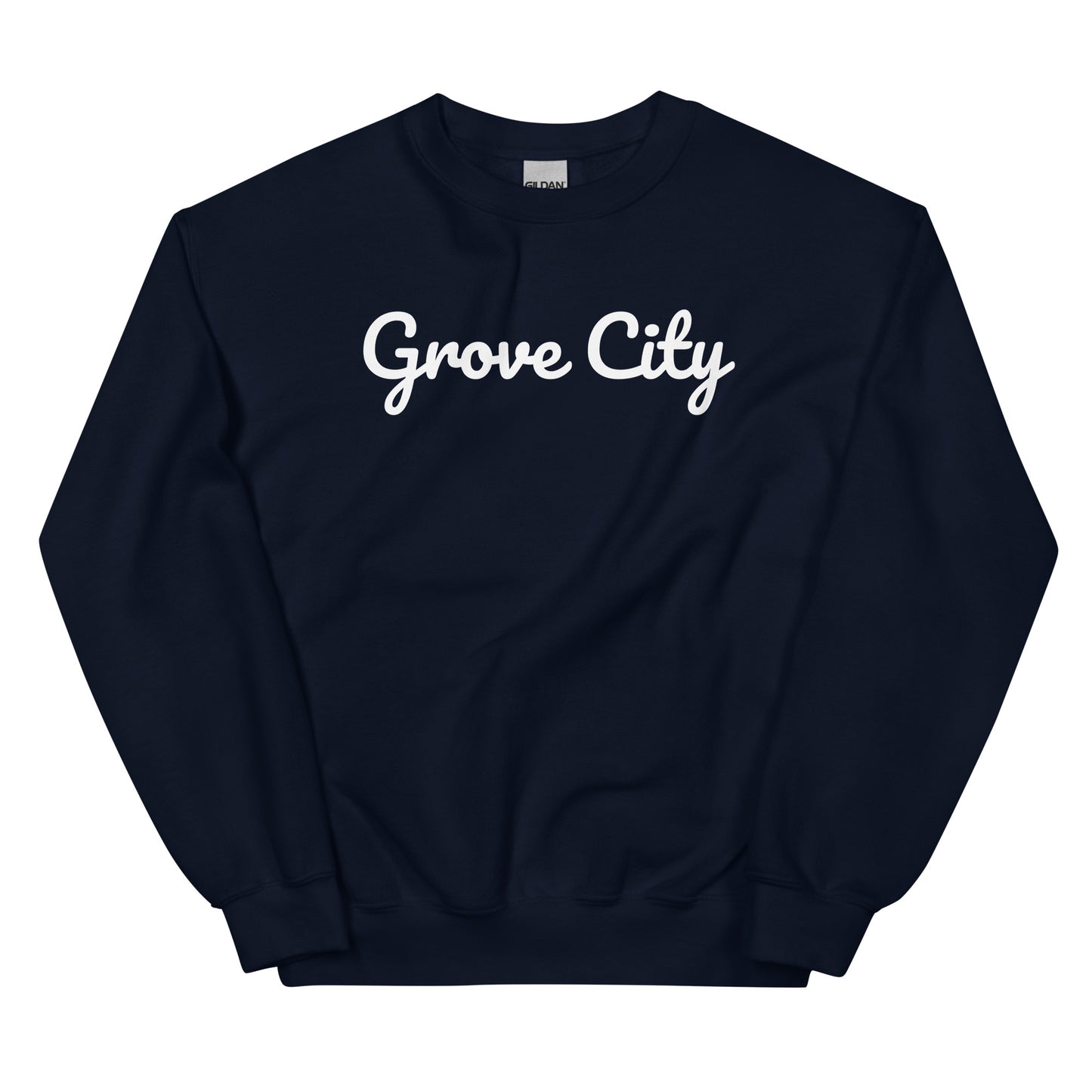 Grove City Ohio Solo Script Crewneck Unisex Sweatshirt