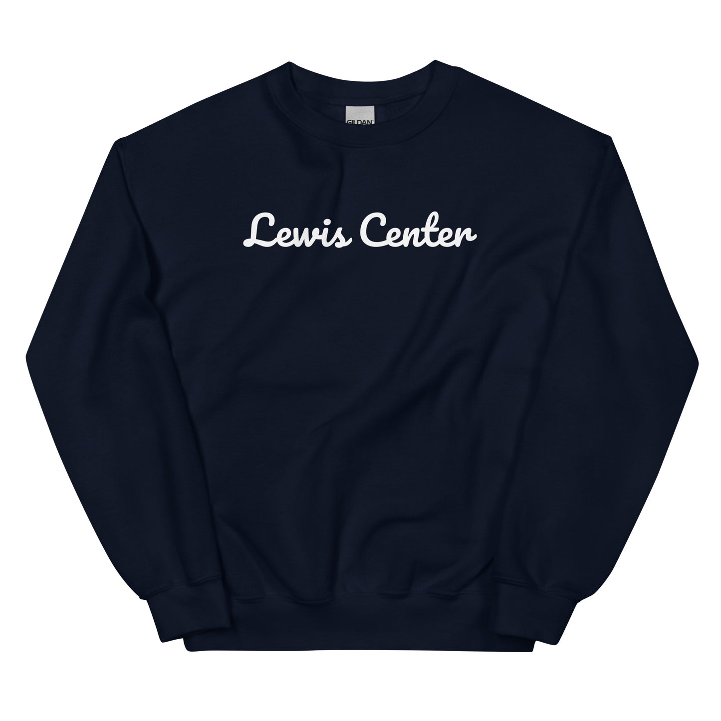 Lewis Center Ohio Solo Script Crewneck Unisex Sweatshirt