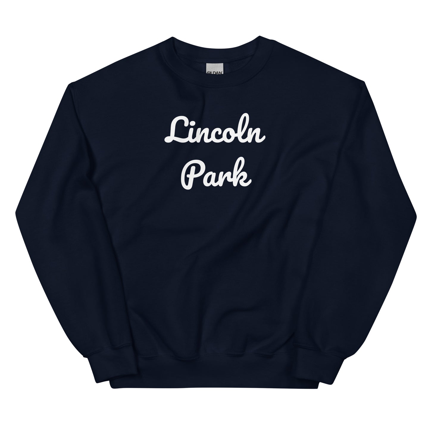 Lincoln Park Michigan Solo Script Crewneck Unisex Sweatshirt