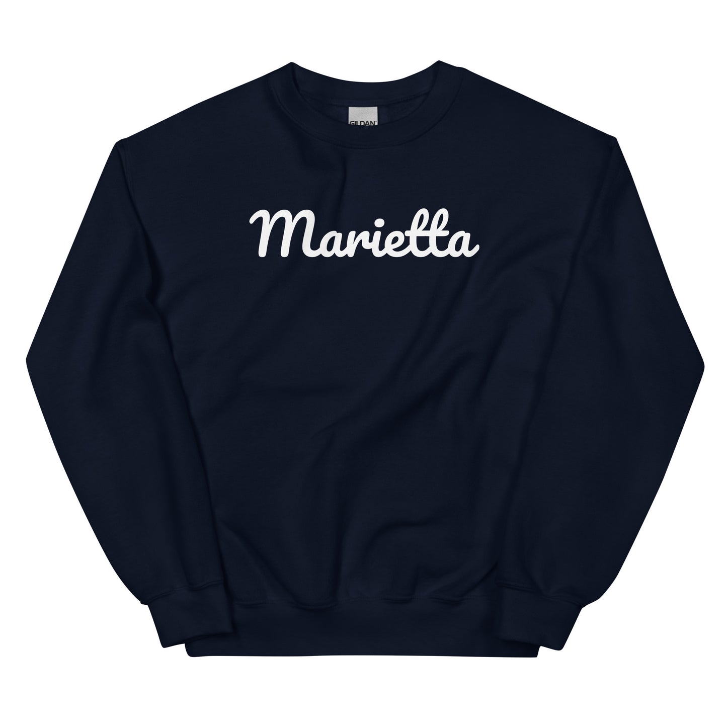 Marietta Ohio Solo Script Crewneck Unisex Sweatshirt