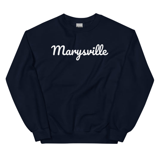 Marysville Ohio Solo Script Crewneck Unisex Sweatshirt