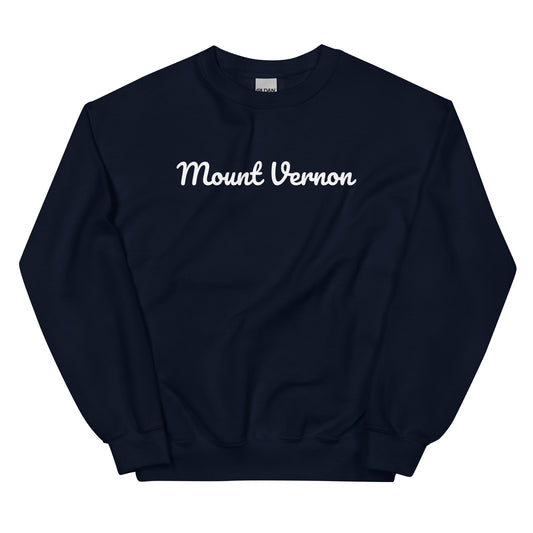 Mount Vernon Ohio Solo Script Crewneck Unisex Sweatshirt