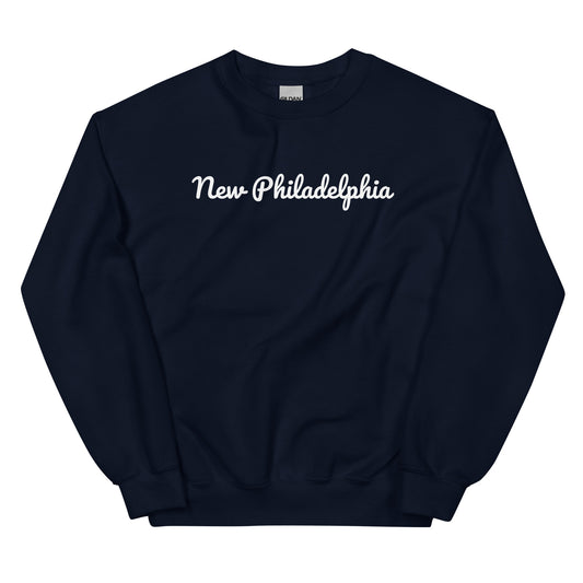 New Philadelphia Ohio Solo Script Crewneck Unisex Sweatshirt